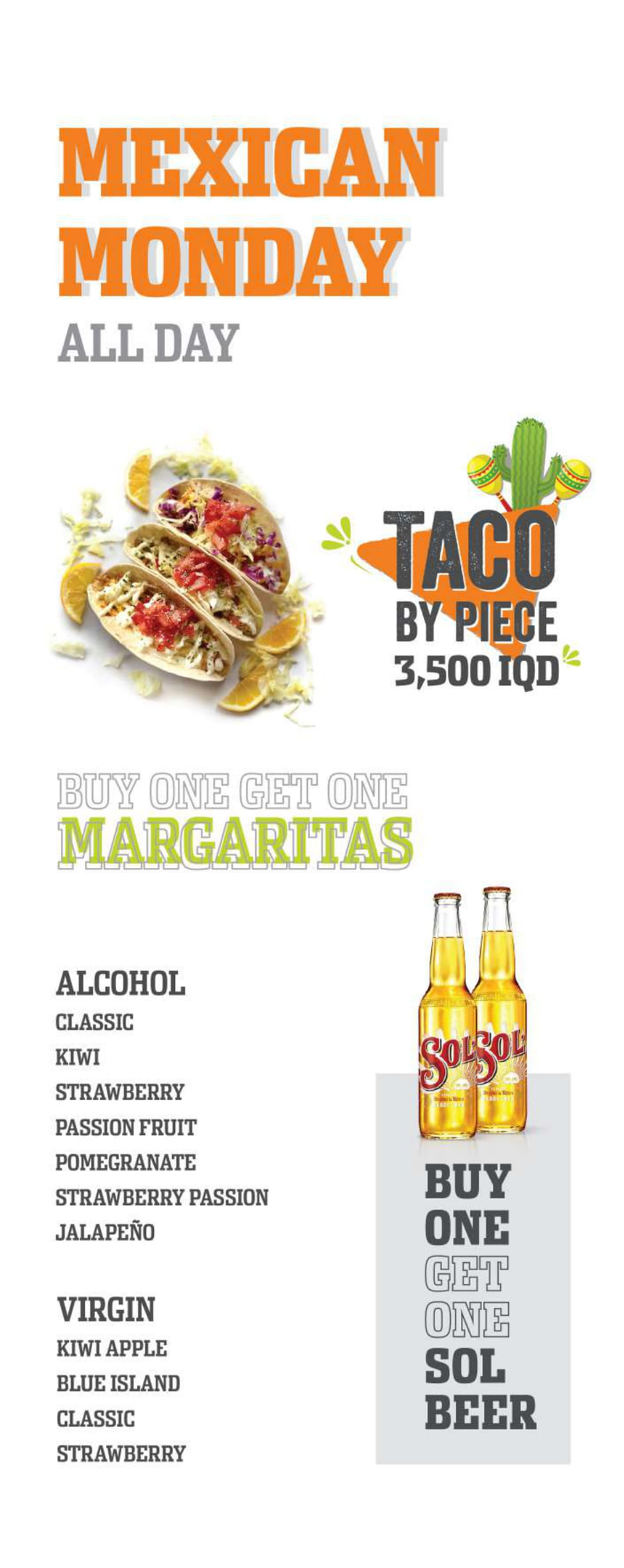 Buffalo Wings & Rings Erbil MEXICAN MONDAY